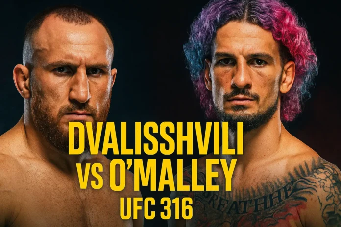 Dvalishvili dominates O’Malley at UFC 316 in Newark