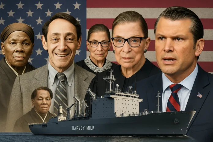 Harvey Milk, Harriet Tubman & Pete Hegseth The Culture War at Sea