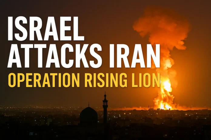 Israel Attacks Iran: Operation Rising Lion Unleashes Chaos in Tehran
